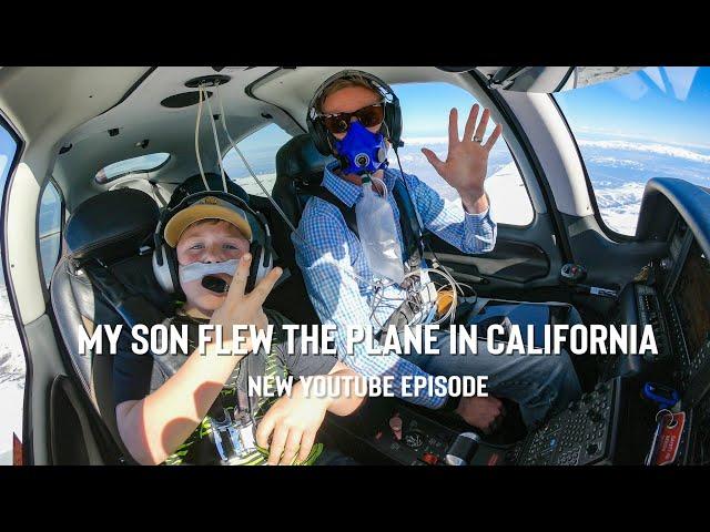 Amazing!! Kid Flies The Plane In Los Banos California - Shay Farm Kid - Vlog 2