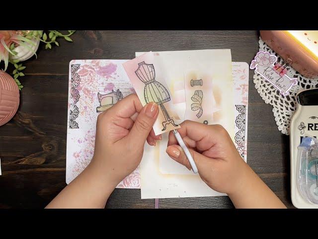 ASMR | Seamstress | Relaxing Scrapbooking | No Music | No Talking