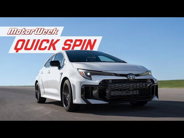 2025 Toyota GR Corolla | MotorWeek Quick Spin