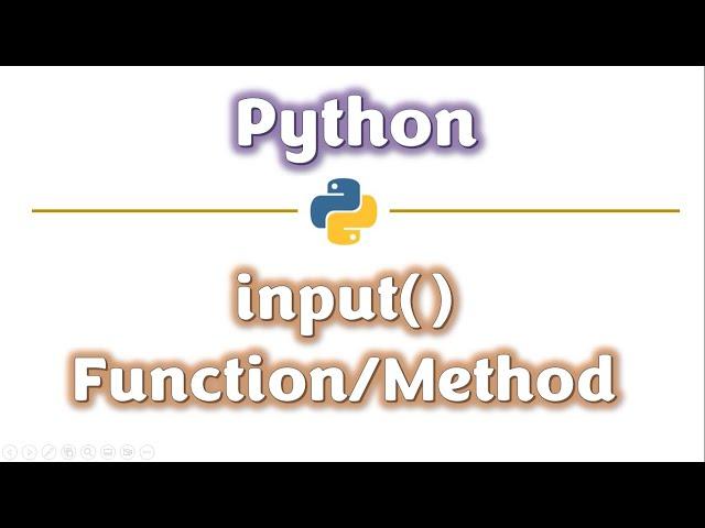 Python- Use of input() function/method | How to input data from output screen | Learners Region