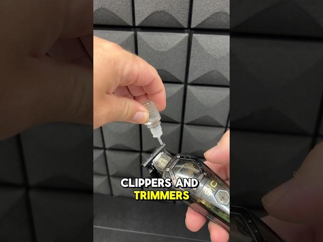 WANT TO KNOW TWO BEST WAYS TO OIL YOUR CLIPPERS AND TRIMMERS?️#clippers #lubrication #hawktuah