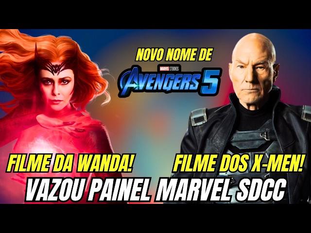 VAI TER FILME DA WANDA SIM! FORMAÇÃO DOS X-MEN E MAIS VAZAMENTOS DO PAINEL DA MARVEL NA SDCC 2024