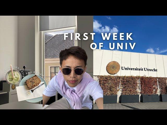 first days of uni | first class, hangouts, new journey at Utrecht University