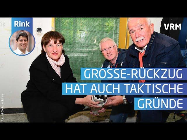 Rink: Grosse-Rückzug hat auch taktische Gründe