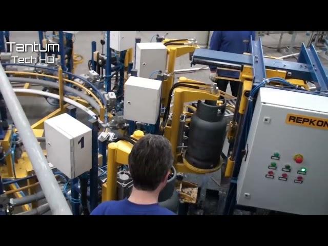 Modern Cylinder Production Line Amazing Gas Cylinder Manufacturing Process