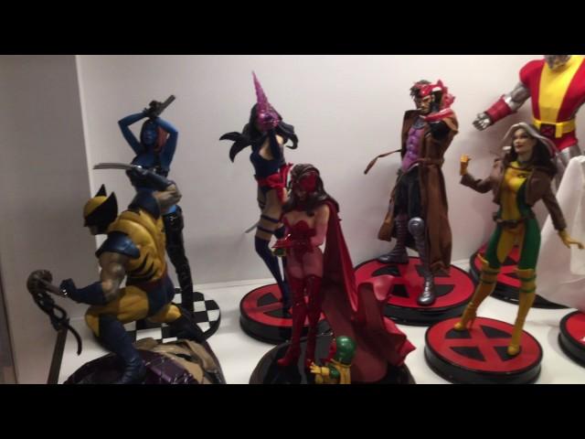 Statue collection showcase display showroom mancave setup game room ideas tour