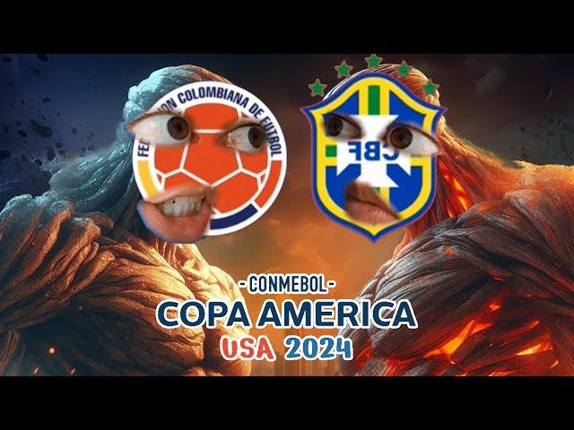 ¡CHOQUE DE...¿TITANES? | FUTGOL 20 #futbol #conmebol #copaamerica #brasil #colombia #costarica