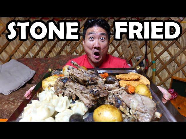 This is REAL MONGOLIAN BBQ! My All-Day Yurt Camp Experience!