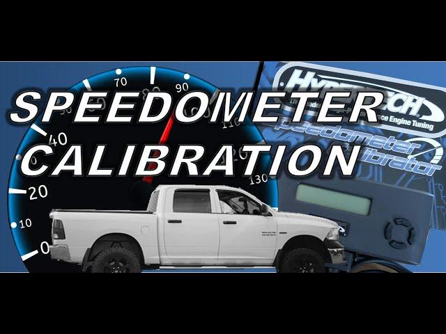 Speedometer Calibration - Adjust for Bigger Tires - Accurate Shifting & Fuel Economy