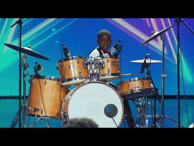 Elvis Kirabo the 7 Years Old Drummer from Kampala,Uganda | West Africa's Got Talent | Africa's Got T