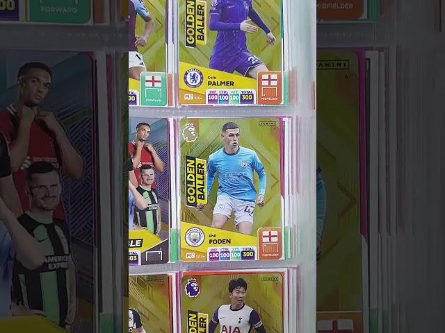 Panini adrenalyn xl premier league 2025 golden baller #shortfeed #premierleague #shorts #football