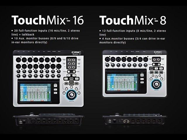 QSC Touch Mix 8 & 16 Review and Training