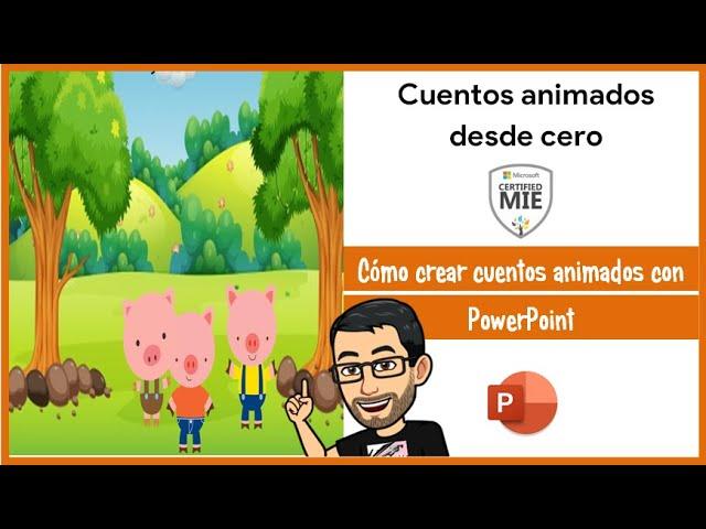 Cómo hacer un cuento  animado con PowerPoint para principiantes: Tutorial 2023‍‍