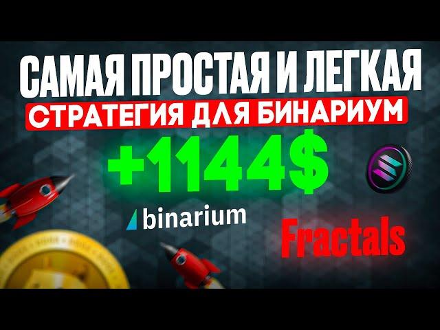Самая ПРОСТАЯ и ЛЕГКАЯ стратегия для БИНАРИУМ | Бинарные опционы обучение | Индикатор Fractals
