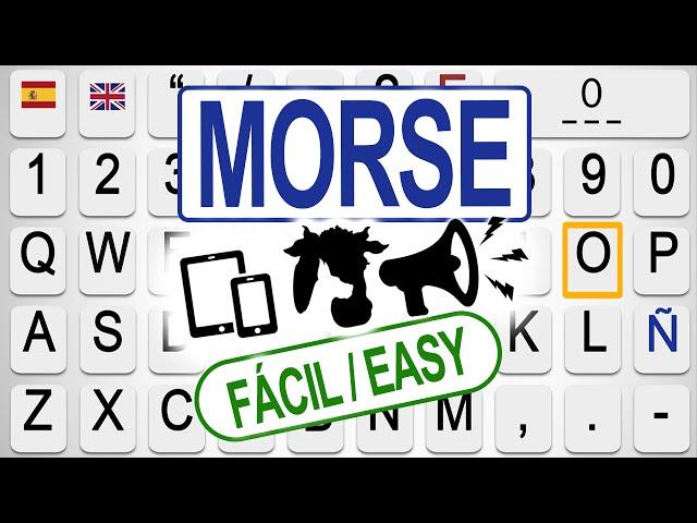 INTERACTIVE MORSE CODE KEYBOARD (FULL SCREEN / EASY) | A easy way to learn and practise Morse code