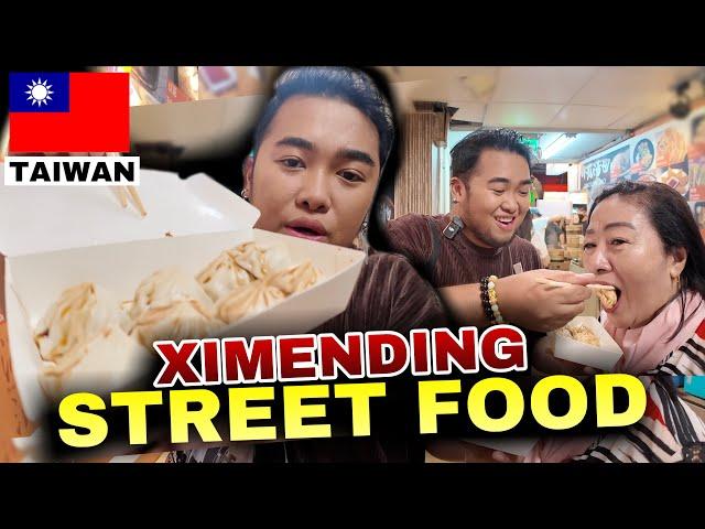 STREET FOOD HUNTING IN XIMENDING!! TAIWAN VLOGS WITH BEAUTIFUL MOM!