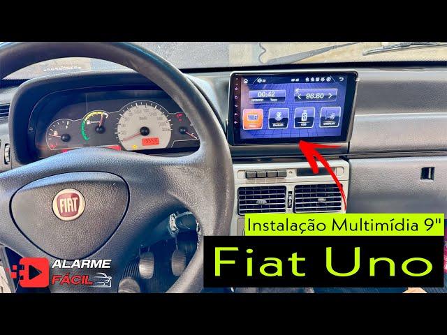 Instalação Multimídia 9” Fiat Uno  