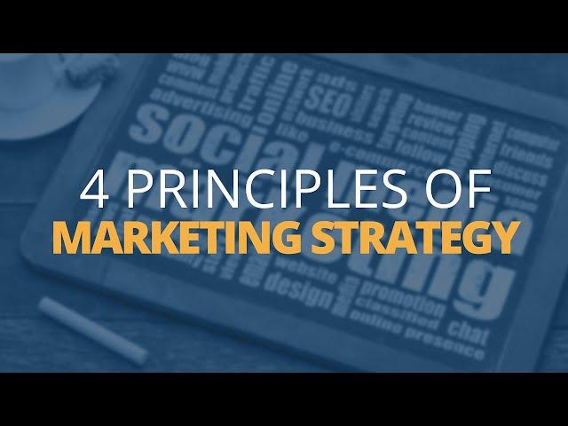 4 Principles of Marketing Strategy | Brian Tracy