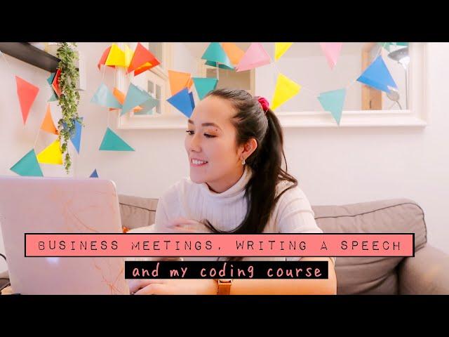 day in the life of a YouTuber at university vlog || a business student learning to code