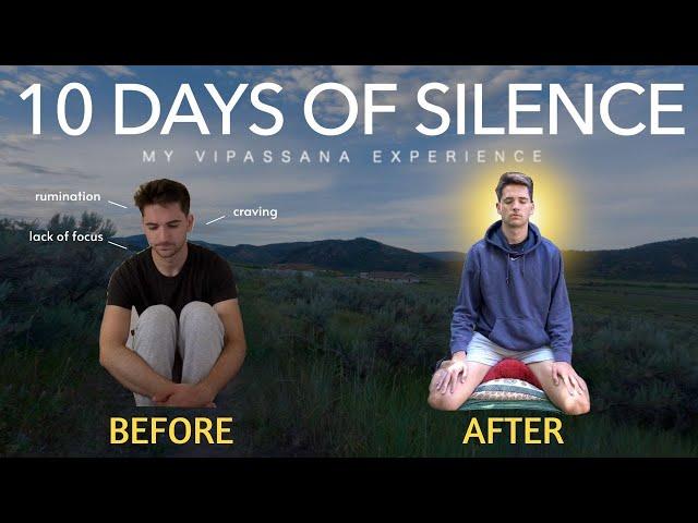 I Meditated for 10 Days Nonstop - My Vipassana Retreat Experience (life-changing)