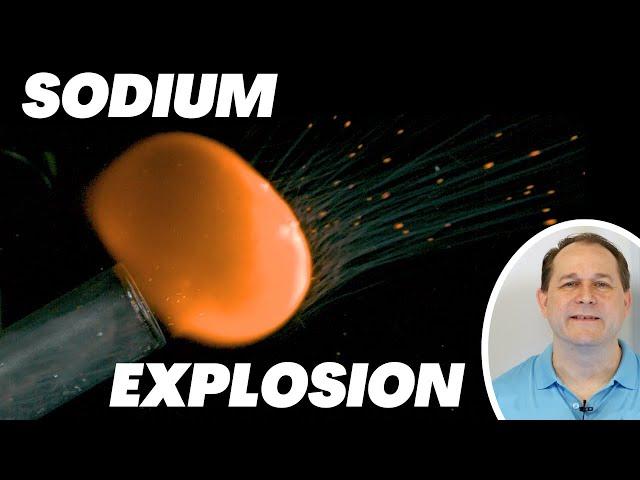 Sodium & Water Explosion @ 4,500 FPS Slow Motion!