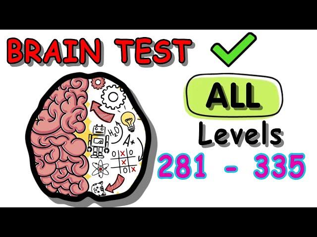 Brain Test Level 281 -  335  All levels New Update Solutions