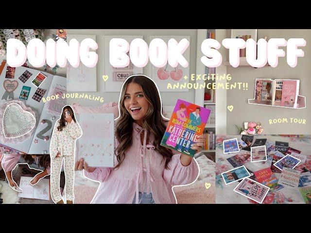 let's do book stuff!!  *exciting announcement, starting a reading journal & book room tour*