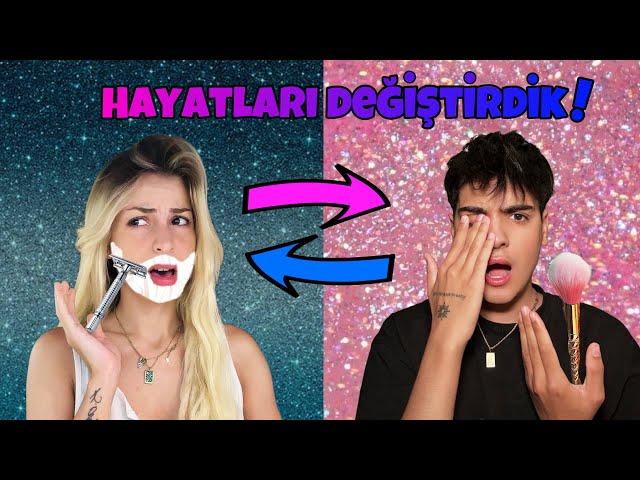 KIZ ARKADAŞIMLA 24 SAAT HAYATLARI DEĞİŞTİK!? SILA BEYOĞLU | MELİH YILDIRIM