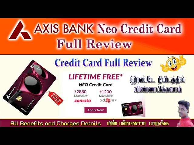 Axis Bank Neo Credit Card Benefits and Feature Full Reviews in Tamil 2024@Tech and Technics