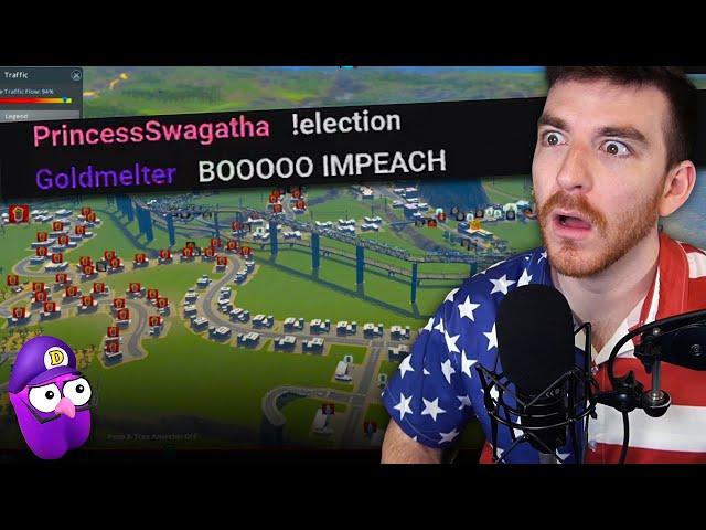 Twitch Chat is the Mayor of my new City (VOD)