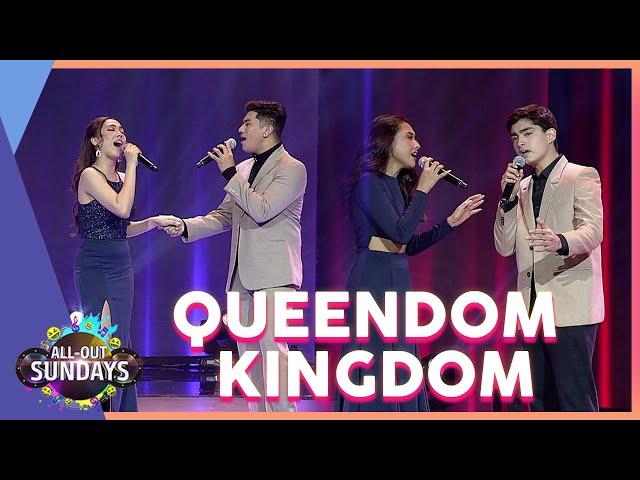 Thea Astley and Patrick Quiroz's ‘kilig’ duet on the Queendom and Kingdom collab! | All-Out Sundays