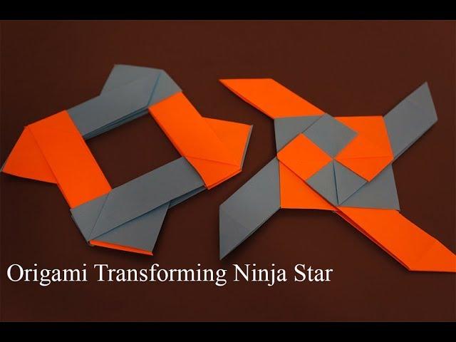 Origami Transforming Ninja Star