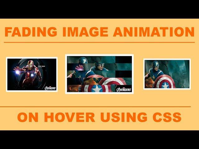 Cross Fading Image Transition using CSS - Cross Fade a Image on Mouse Hover with CSS