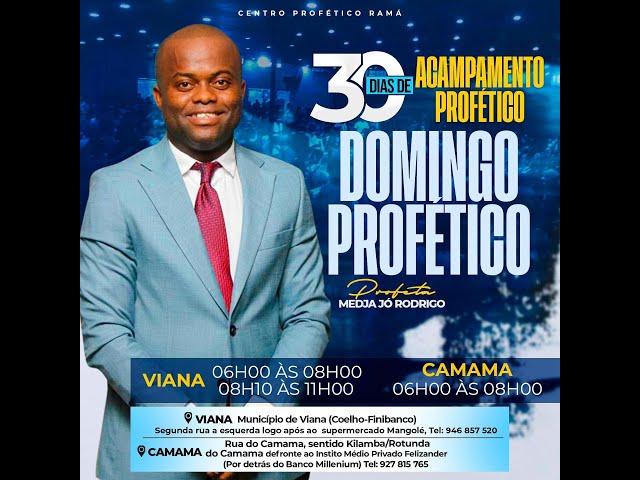 PROFETA MEDJA JÓ RODRIGO | DOMINGO PROFÉTICO |30 DIAS DE ACAMPAMENTO PROFÉTICO |1º DIA | 1º SERVIÇO