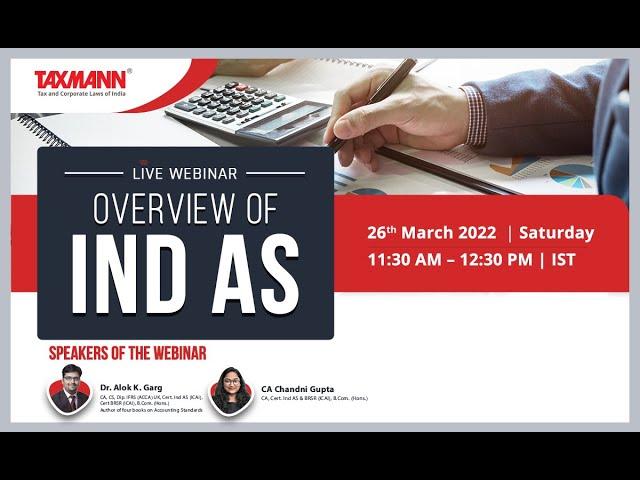 #TaxmannWebinar | Overview of Ind AS