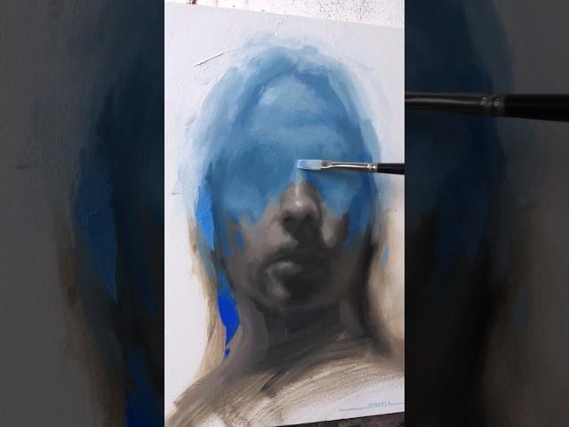 Finished painting called "Divide"