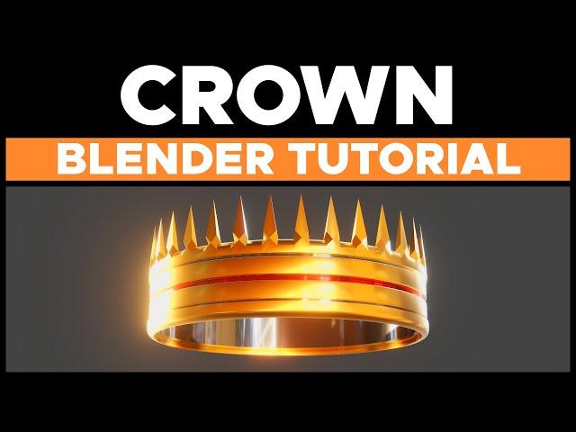 How to Model a Crown in Blender 2.8 Eevee | TutsByKai