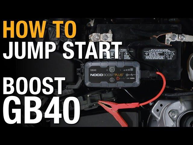 How to jump start using your NOCO Boost GB40