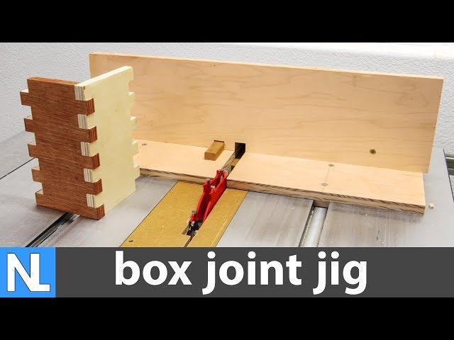 How to make the perfect box joint jig {finger joint jig } ~ beginner woodworking DIY