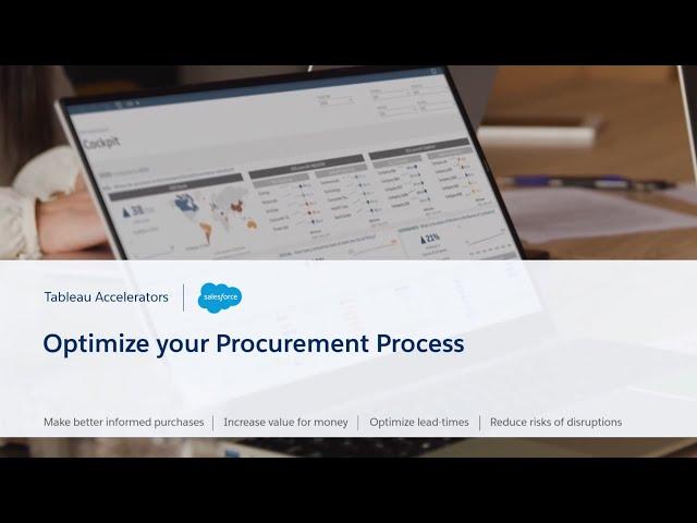 Tableau Accelerators for Procurement