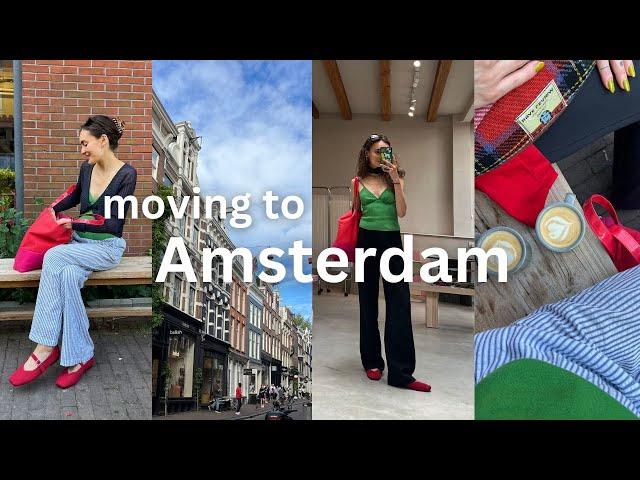 Moving to Amsterdam | festivals, settling into routines, & cafes