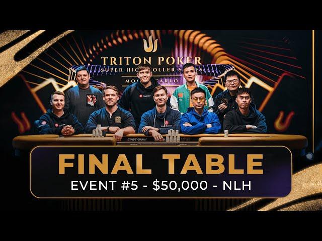 FINAL TABLE - Event #5 $50K NLH | Triton Poker Series Monte-Carlo 2024