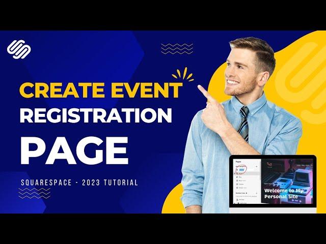 How to create event registration page on Squarespace || How to use Event Pages  on Squarespace
