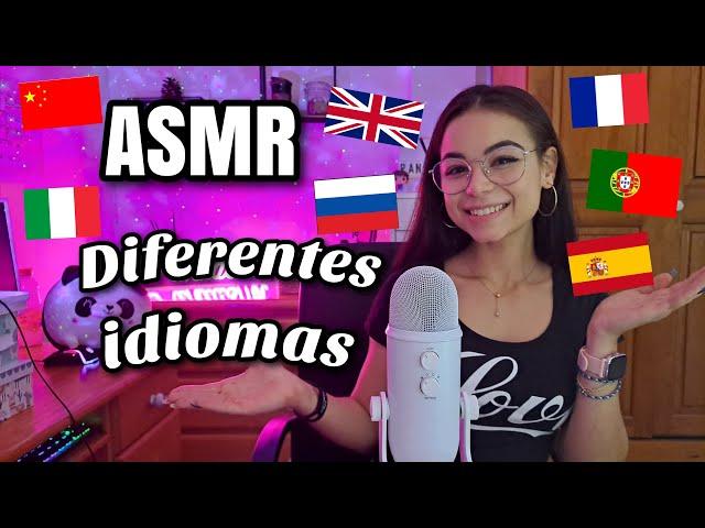 ASMR EN DIFERENTES IDIOMAS! Different Languages |Susurros + Subtítulos| ASMR para dormir | Pandasmr