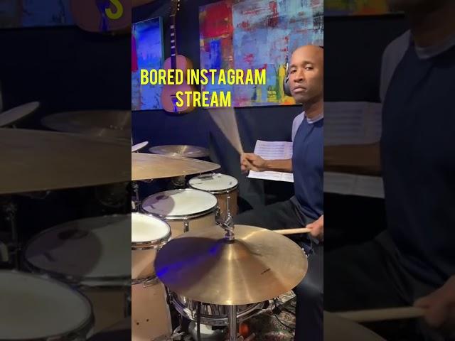 Boredom  #drums #percussion #instadrums #instadrummer  #woodshedding #drummer