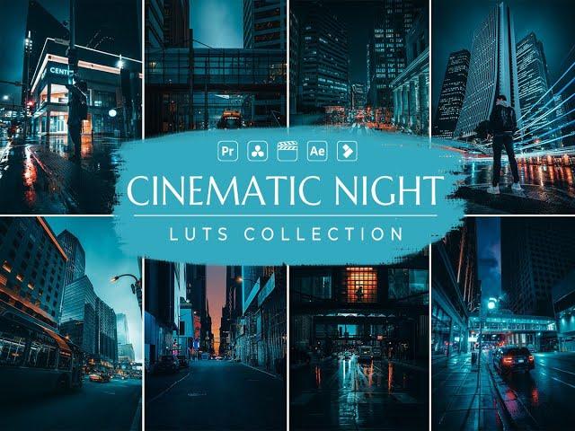 Cinematic Night Video LUTs- Color grading VN editor cinematic look- 10 Best LUTs For Cinematic Video