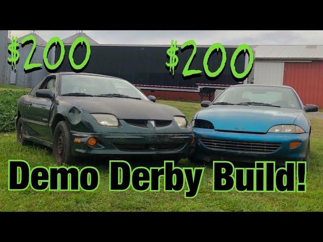 Buying our FIRST Demolition Derby Cars!!