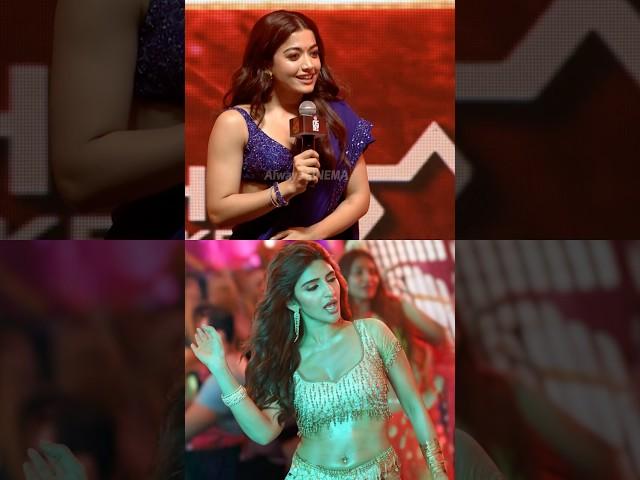 Rashimka Mandanna Shocking Comments ON Sree Leela Kissik Song Dance At Pushpa 2 Event Hyd | AC