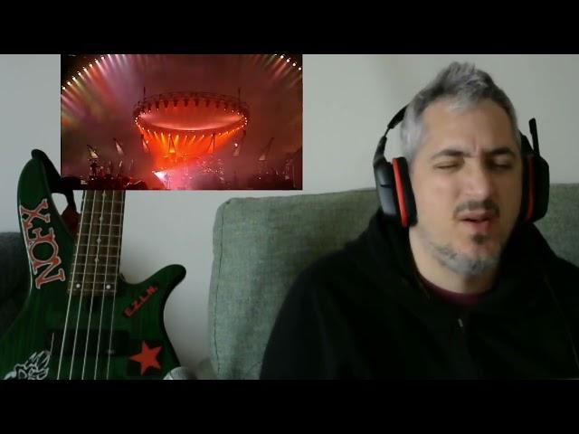 Pink Floyd Comfortably Numb (Live) reaction (Part 1) Punk Rock Head singer and bassist James Giacomo