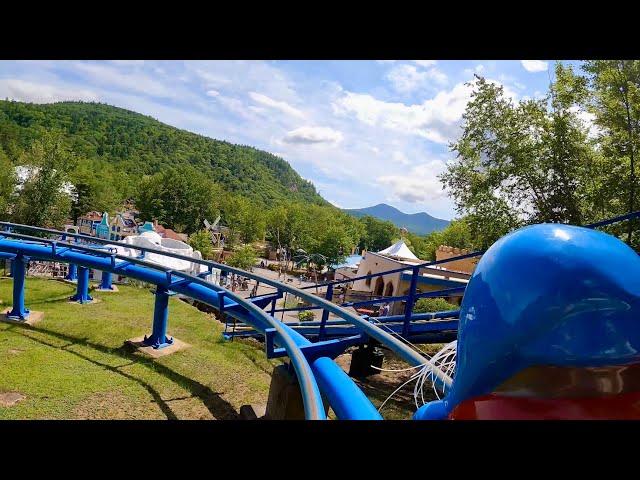 Polar Coaster UNIQUE Family Roller Coaster 4K POV! | Story Land New Hampshire [No Copyright]